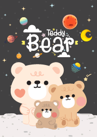 Teddy Bear Mini Galaxy Black