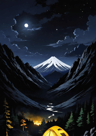 Bright Moon and Dawn 40C967