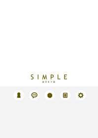 SIMPLE ICON-WHITE GRAY- 22