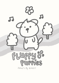 PAWs Fluffy Dog and friends