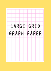 LARGE PINK GRID GRAPH PAPER-YELLOWj