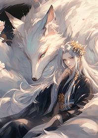 九尾白狐の氣質美男❤️