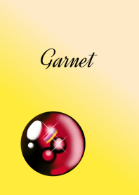 January birthstone.Garnet &Crystal.y1