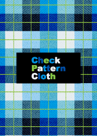 Check Pattern Cloth Blue