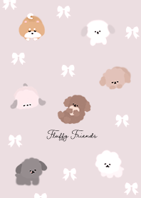 pink orange Dog Ribbon 03_2