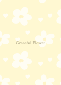 Graceful Flower - Cream