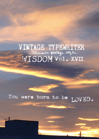 VINTAGE TYPEWRITER WISDOM Vol. XVII