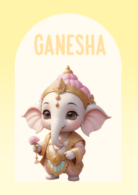 Gold Ganesha For Wealthy Theme