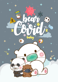 Baby Bear Covid-19 Gray