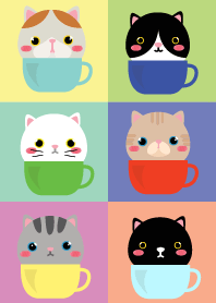 แมวน้อยในแก้วกาแฟ