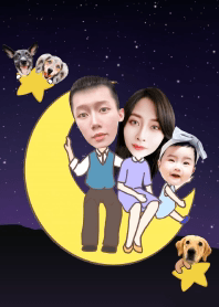 romantic moon family