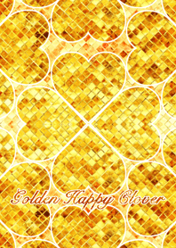 黄金の風水 幸せの四葉 ハッピークローバー