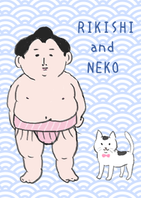 Theme of Sumo wrestler and cat #pop