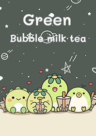 Green Party Bubble Milk Tea