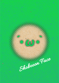 Shobooon Face -green-