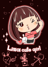 Lisa Cute girl lovely theme