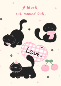 A black cat named Oak.1