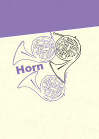 horn 3clr heliotrope