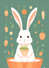 Mushroom Radish Bunny OiXx1