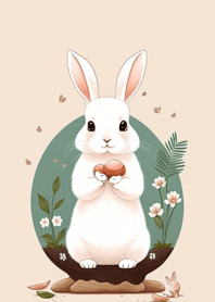 Soft and Fluffy Rabbit blw8