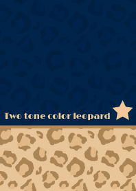 "Two tone color leopard"