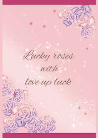 Pink / Lucky roses with love up luck