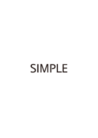 Big Simple_White