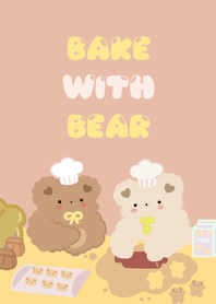 A little heart bear : Bake with bear
