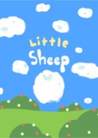 Little Sheep in the garden