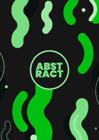 Abstract Green Black