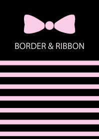 BORDER & RIBBON -Pink Ribbon 24-