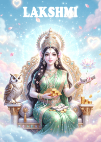 Lakshmi: Immense wealth, prosperity. JP