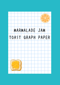 MARMALADE JAM TOAST GRAPHPAPER-TURQUOISE