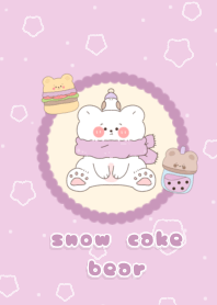 snow cake bear2