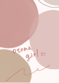 Simple adult cute dull pink theme