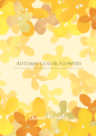 Autumn color flowers