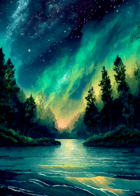 Beautiful starry night view#2824