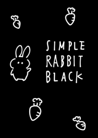 Simple rabbit black.