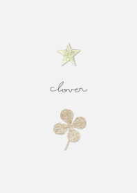 Clover theme. Glitter