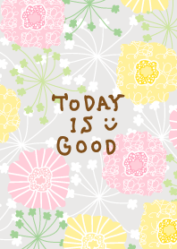 North European floral Gray smile5 Japan