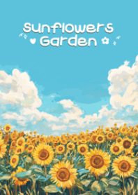 Sunflowers Garden:-