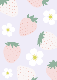 White strawberry/purple