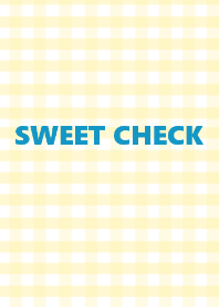 SWEET CHECK -yellowblue-
