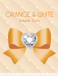 キルティングリボン オレンジ 推し活　担当