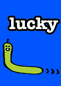 Lucky シンプル ブルー