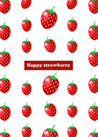Happy RED strawberry
