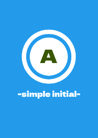 simple initial-A- THEME 67