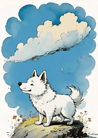 Mountain, Sea, and Moonlit Night d2D6f4