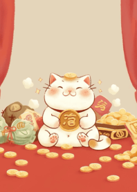 Lucky cat brings wealth 8