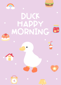 Duck Happy Morning (purple)